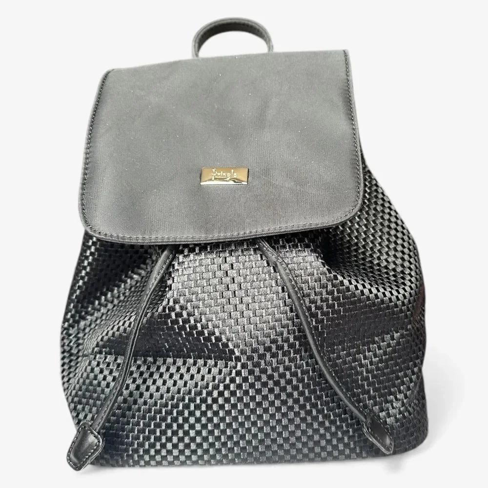 Pringle Black Textured Women's Backpack